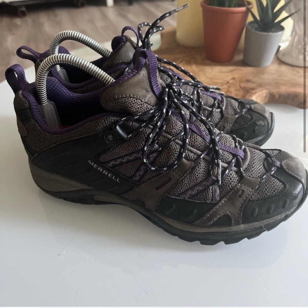 Merrell Siren Sport Hiking Shoes Black Perfect Plum